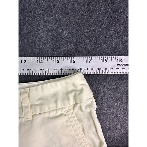 Tommy Bahama Wide Leg Cropped Pants Womens 14 Yellow Stretch Classic Cottagecore - Picture 8 of 11